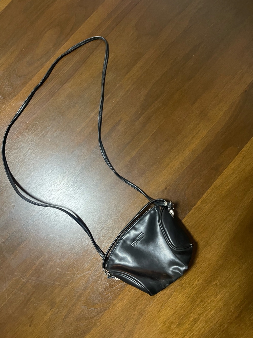 Perry Ellis Black Crossbody Shoulder Bag